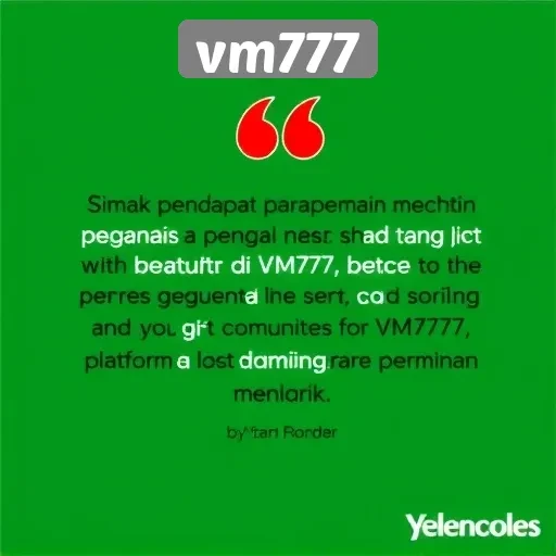 Pendapat pemain tentang pengalaman bermain di vm777